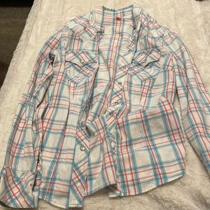 True  religion button down shirt woman